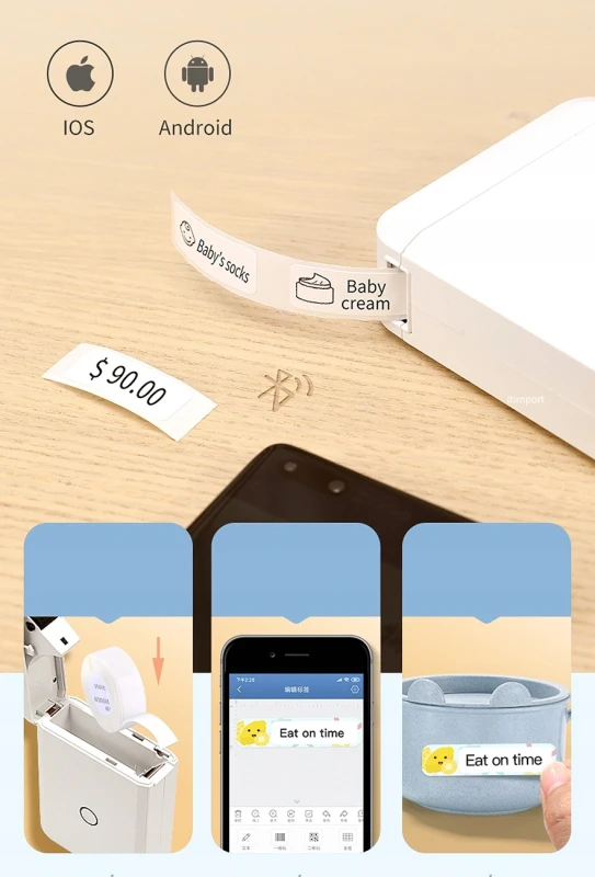 NIIMBOT D110_M Drukarka Termiczna do Etykiet 5.webp