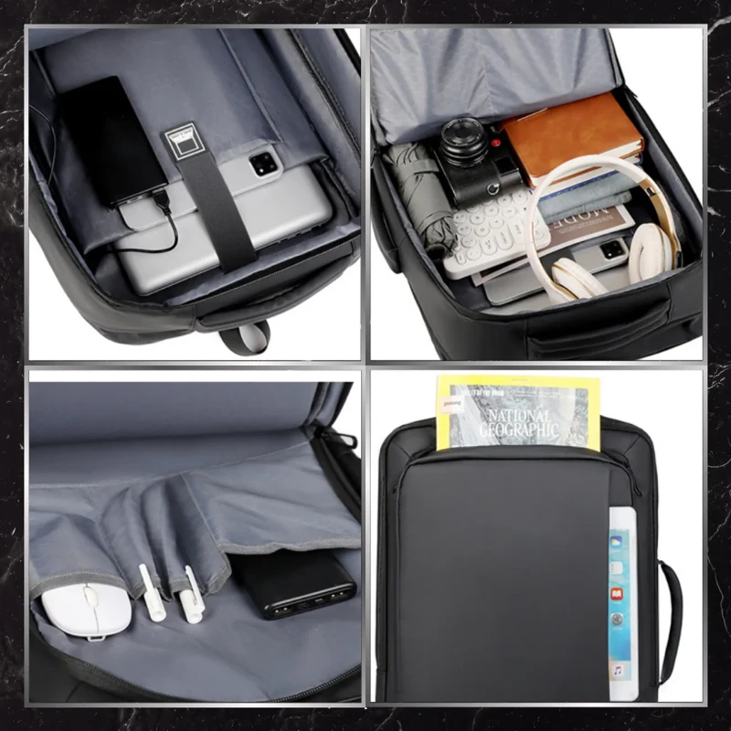 Plecak-czarny-miejski-elegancki-meski-USB-BADBAGS-wodoodporny.webp