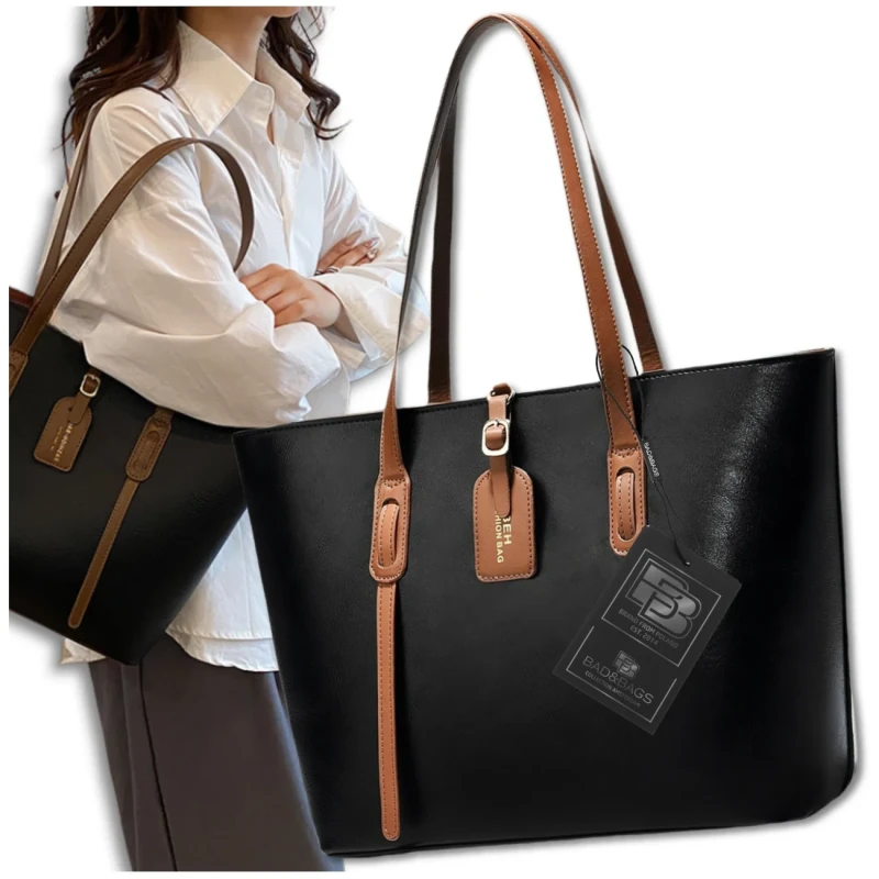 torebka czarna klasyczna shopper 5.webp