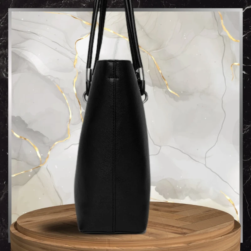 BAD&BAGS torebka shopper damska skórzana klasyczna czarna 6.webp
