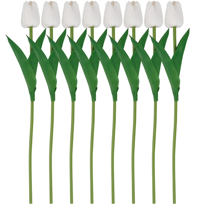 Sztuczne tulipany bukiet 10 szt kwiaty dekoracyjne 9.webp