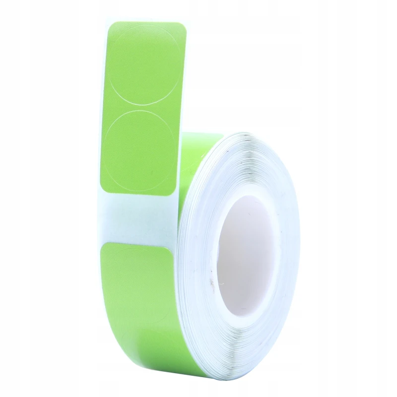NIIMBOT-Etykiety-Naklejki-OKRAGLE-ZIELONE-14x28mm-Podwojne-205x-do-Serii-D-EAN-GTIN-5906196245988.webp