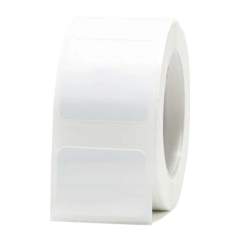 Naklejki BIAŁE 20x15mm Prostokątne  2.webp