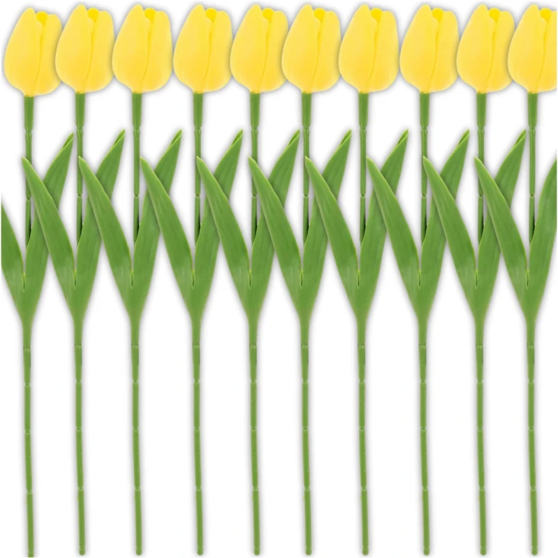 Sztuczne tulipany bukiet 10 szt kwiaty dekoracyjne 7.webp
