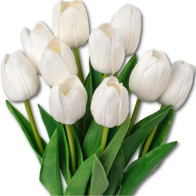 Sztuczne tulipany bukiet 10 szt kwiaty dekoracyjne 8.webp