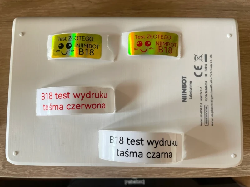 NIIMBOT D101 Drukarka Termiczna Etykieciarka Wersja PL 3.webp