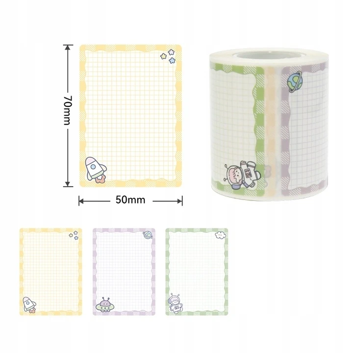 Naklejki NIIMBOT 50x70mm Notatki Seria B Etykiety 4.webp