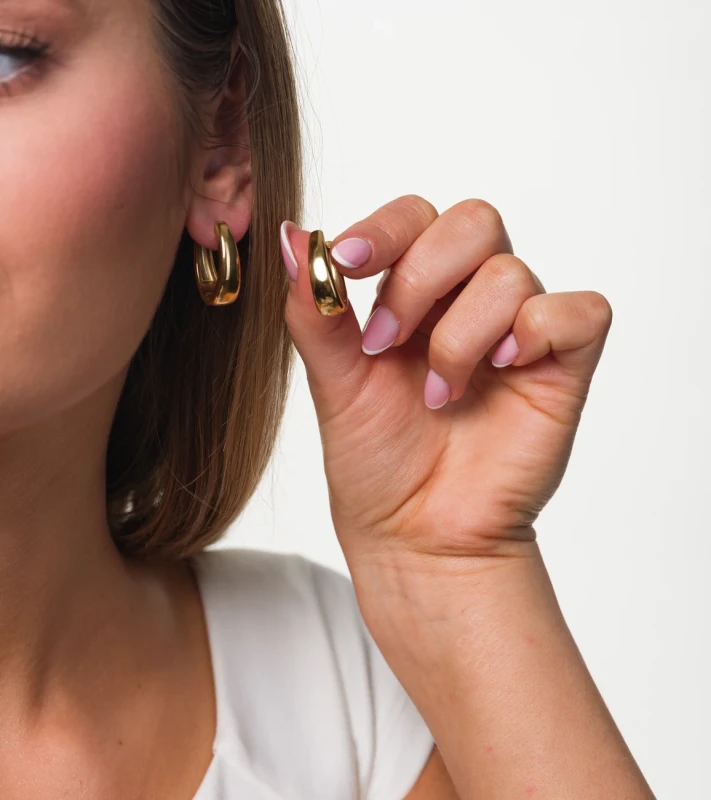 Biżuteria stalowa naszyjnik kolczyki broszka 485.webp