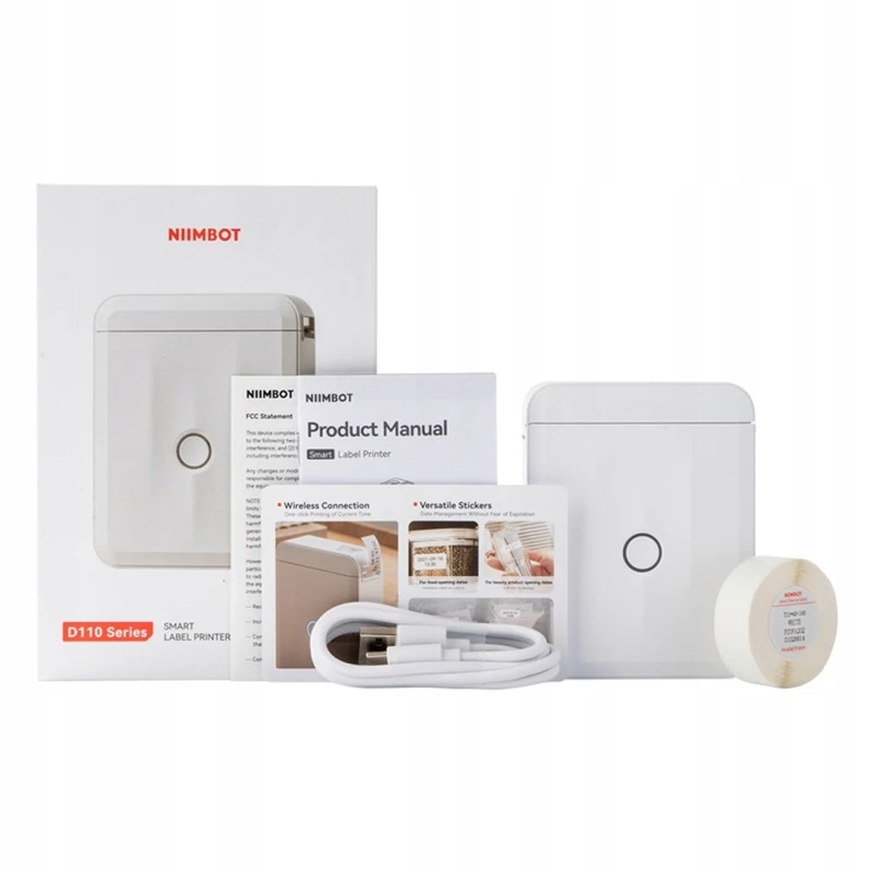 NIIMBOT D110_M Drukarka Termiczna do Etykiet 5.webp