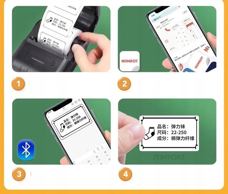 NIIMBOT D101 Drukarka Termiczna Etykieciarka Wersja PL 8.webp