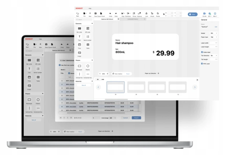 NIIMBOT D101 Drukarka Termiczna Etykieciarka Wersja PL 5.webp
