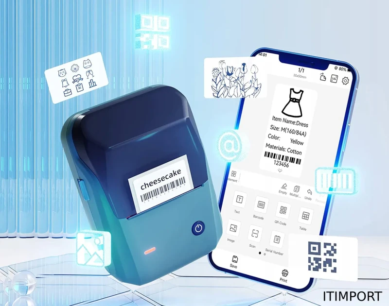 NIIMBOT D101 Drukarka Termiczna Etykieciarka Wersja PL 10.webp