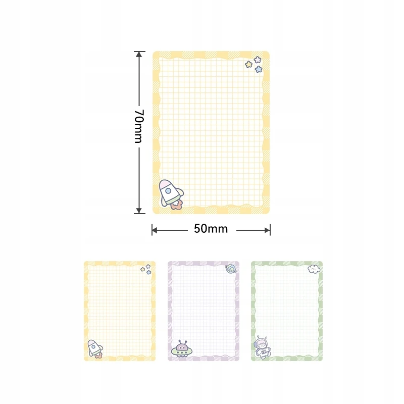 Naklejki NIIMBOT 50x70mm Notatki Seria B Etykiety 1.webp