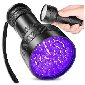 Latarka UV LED wykrywacz detektor aluminiowa 51 lumenów
