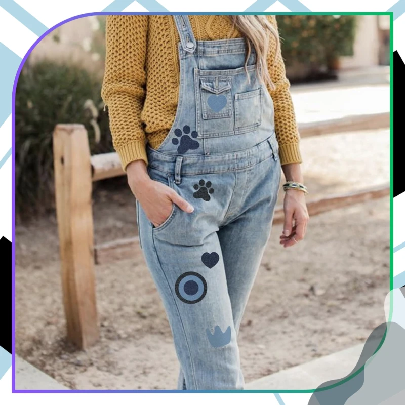 Duży zestaw 20 sztuk łatki jeans spodnie TERMO ŁATA naprasowanki 6.webp
