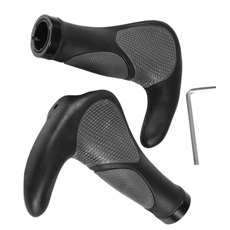 Chwyty rowerowe rączki do kierownicy roweru gripy ergonomiczne rogi 4.webp
