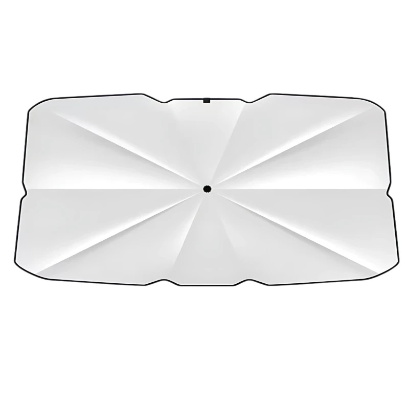 Roleta przeciwsłoneczna samochodowa parasol na szybę przednią auta 125x65 cm 4.webp