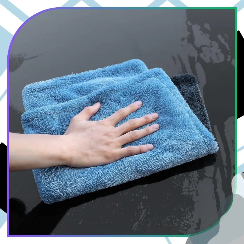 Ręcznik 90x60 cm z mikrofibry do samochodu ściereczka do osuszania czyszczenia 10.webp