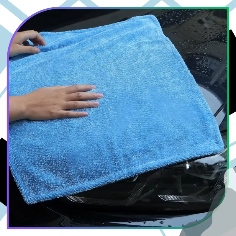 Ręcznik 90x70 cm do samochodu z mikrofibry ściereczka do osuszania czyszczenia 5.webp