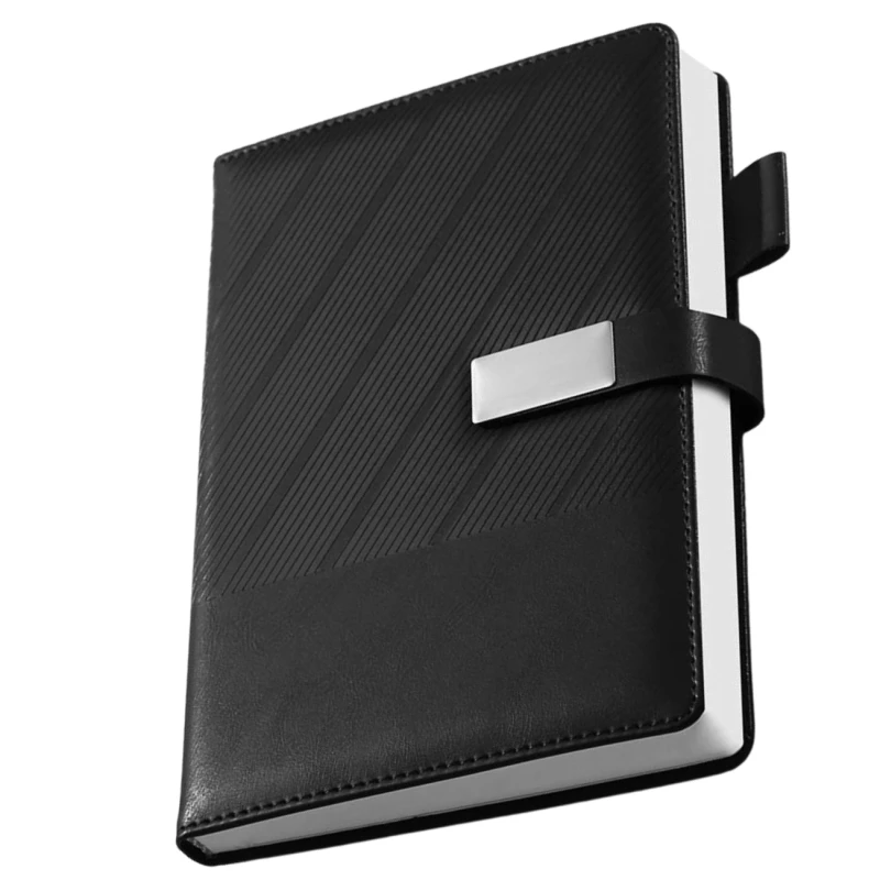 Notes zeszyt zapinany planer dziennik A5 czarny elegancki