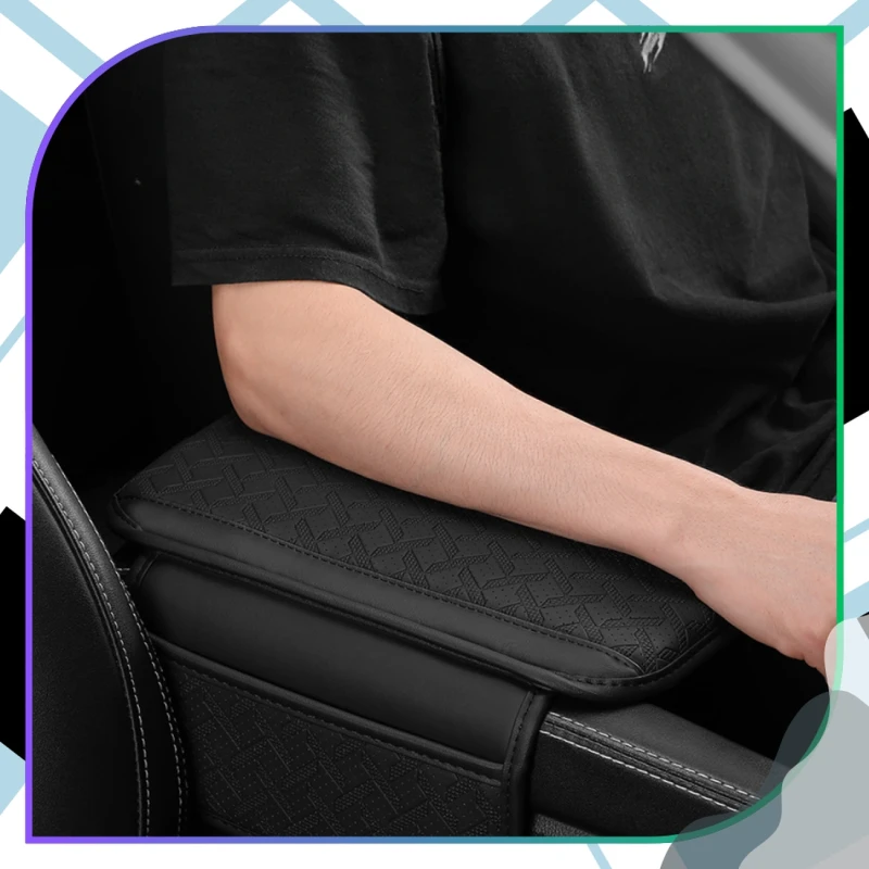 Poduszka samochodowa pod łokieć wygodna pikowana elegancka 4.webp