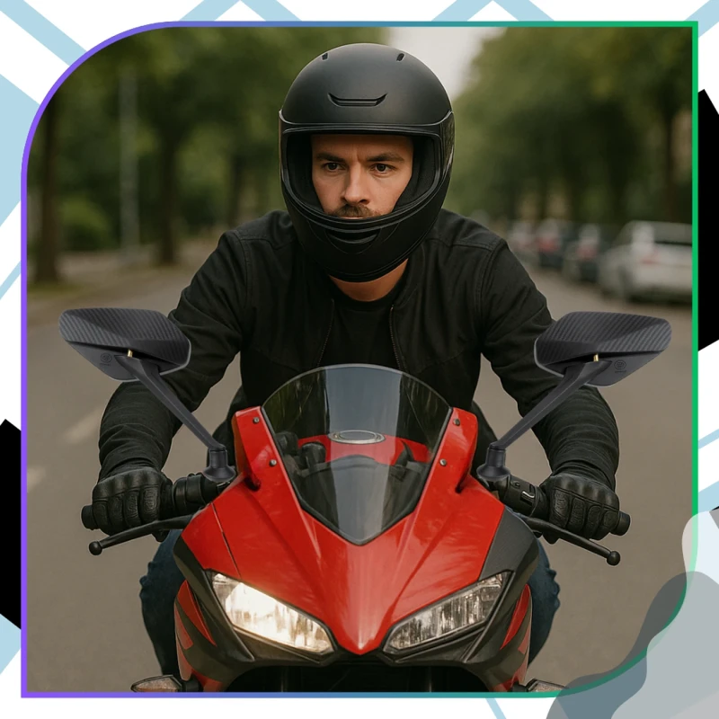 Lusterka wsteczne rowerowe motocyklowe lusterko 2szt 1.webp