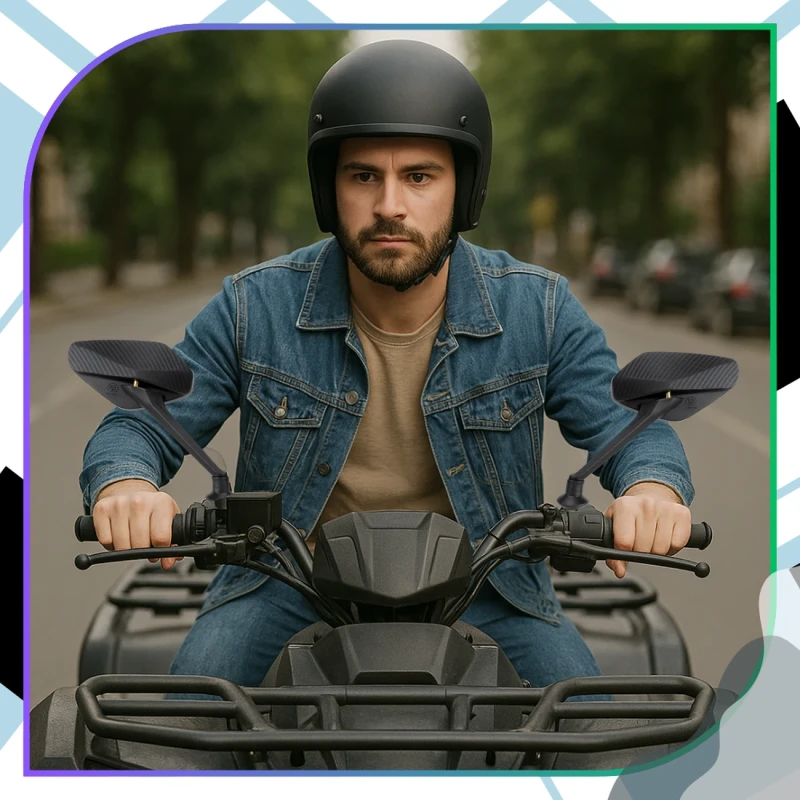 Lusterka wsteczne rowerowe motocyklowe lusterko 2szt 2.webp