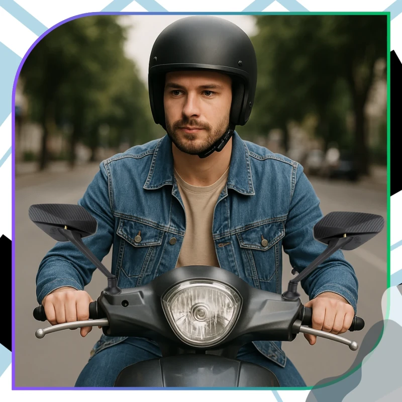 Lusterka wsteczne rowerowe motocyklowe lusterko 2szt 3.webp