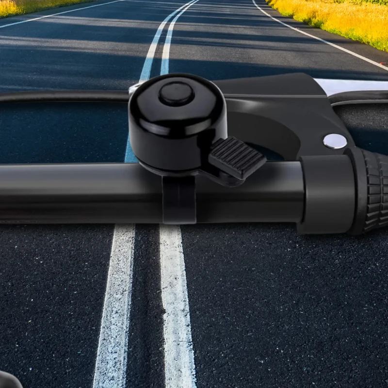 Dzwonek rowerowy metalowy na kierownicę do roweru hulajnogi głośny 4.webp