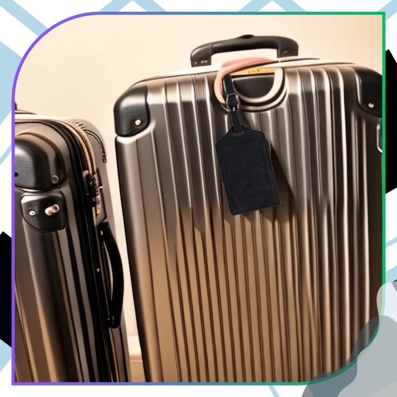 Czarny Zestaw Podróżny Etui na Paszport i Zawieszka Nowy Travel Wallet 5.webp