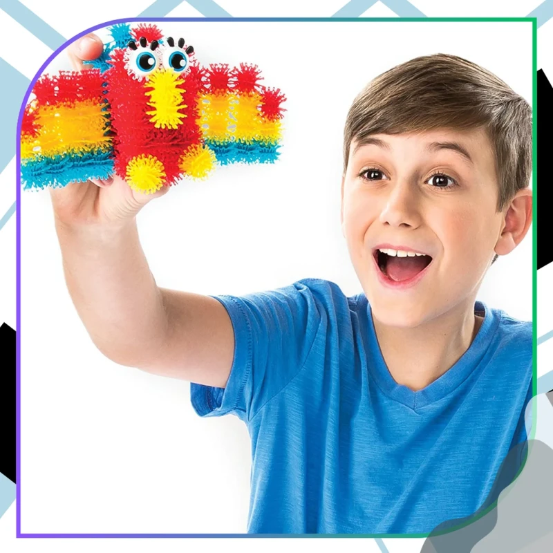 Klocki jeżyki 400 elementów kreatywne klocki konstrukcyjne 2.webp