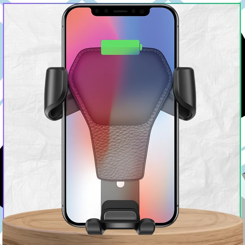Uchwyt samochodowy na telefon do kratki nawiewu regulowany 4.webp
