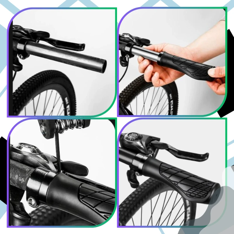 Chwyty rowerowe gripy do kierownicy ergonomiczne rączki roweru 9.webp
