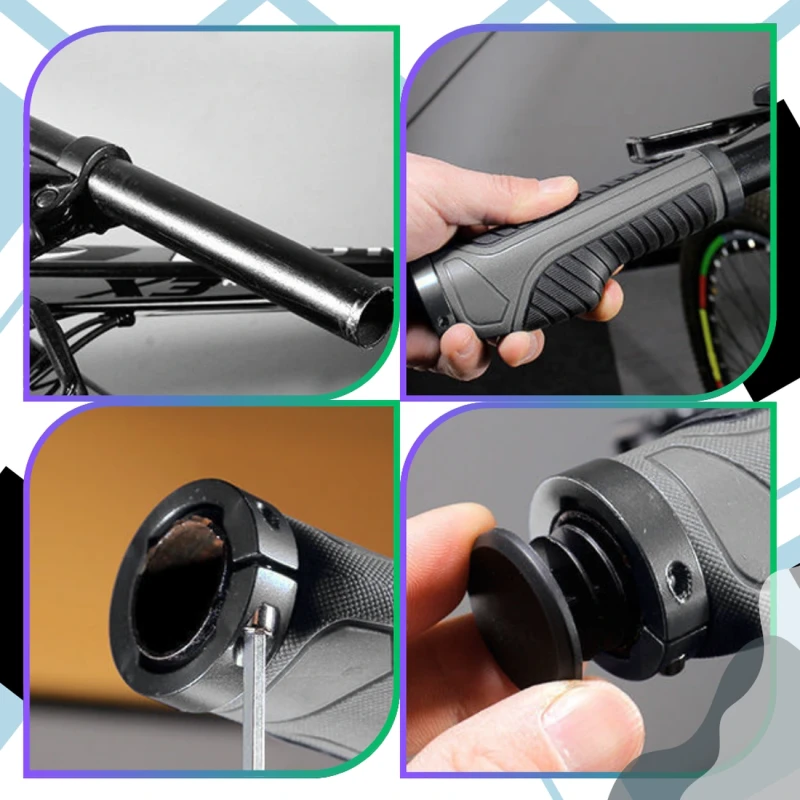 Chwyty rowerowe gripy do kierownicy rączki ergonomiczne roweru 9.webp