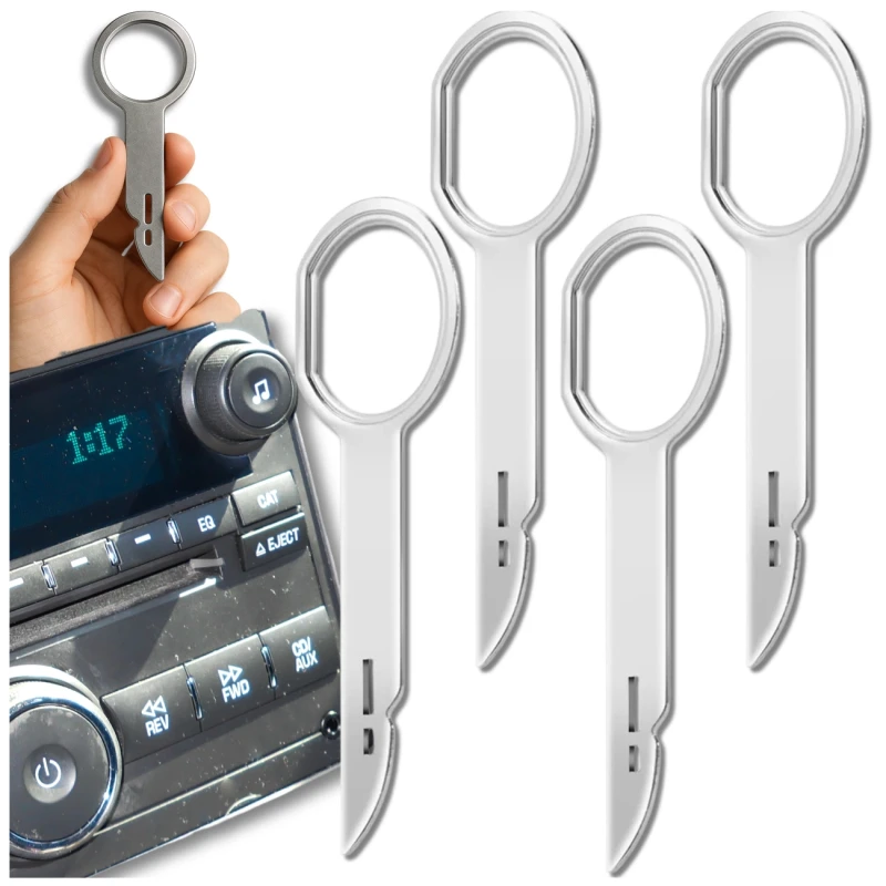 Klucze do demontażu radia wyjmaki 4szt. Audi VW Ford Skoda Seat 3.webp