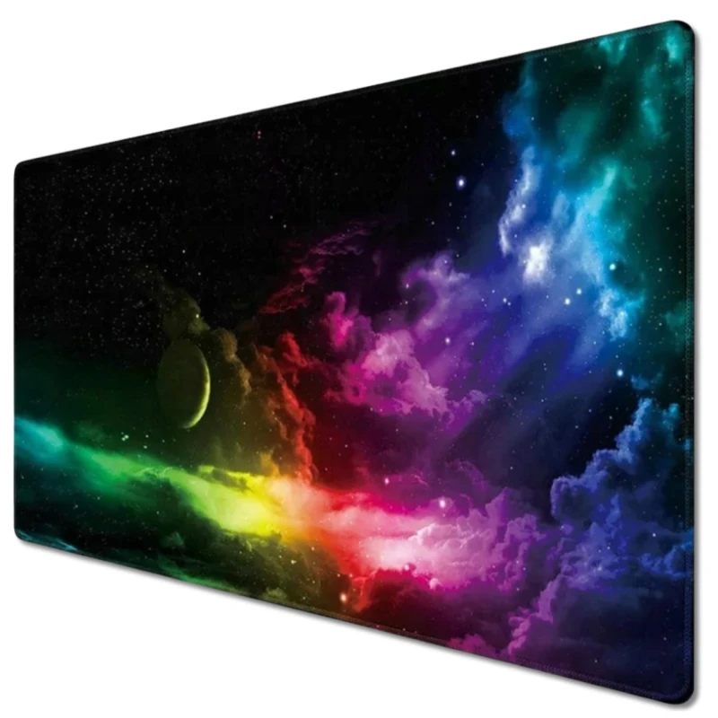 Podkładka pod mysz na biurko 90x40 cm mata gamingowa kosmos 1.webp