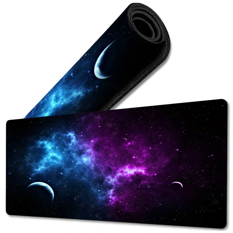 Podkładka pod mysz na biurko kosmos mata gamingowa 90x40 cm 2.webp