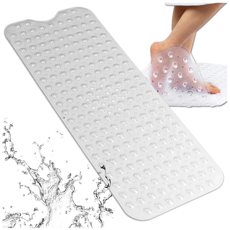 Mata antypoślizgowa do wanny pod prysznic do łazienki 100x40 cm 2.webp