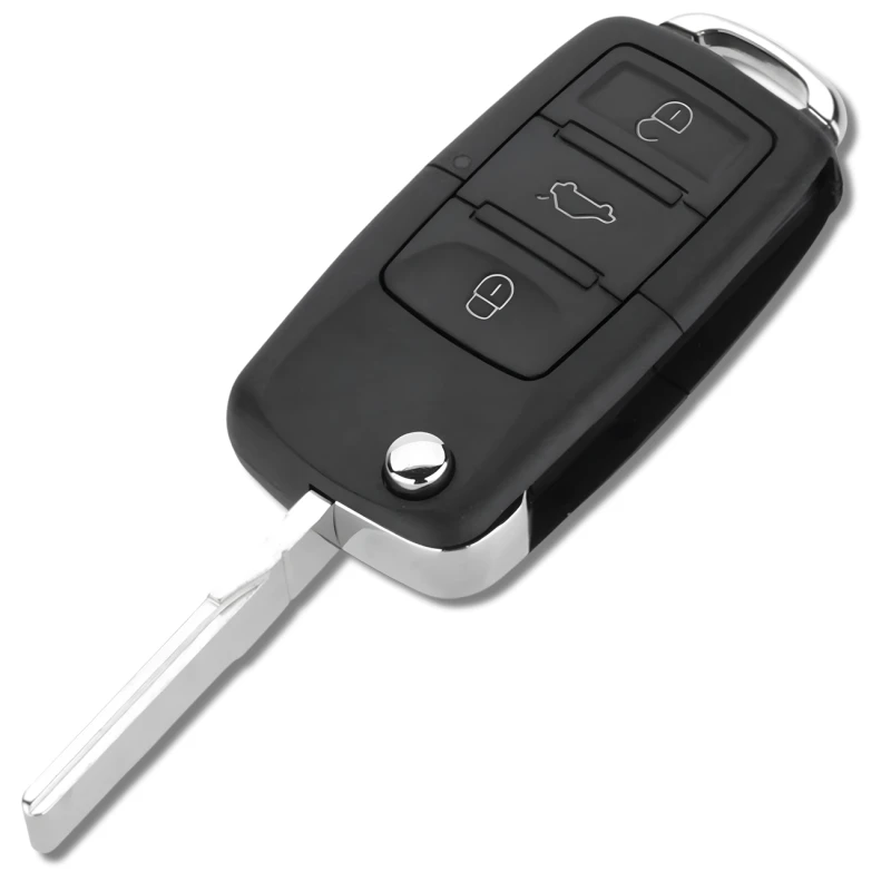 Obudowa kluczyk pilot 3 przyciski do VW Passat Golf Touran Seat Leon Skoda Octavia 1.webp