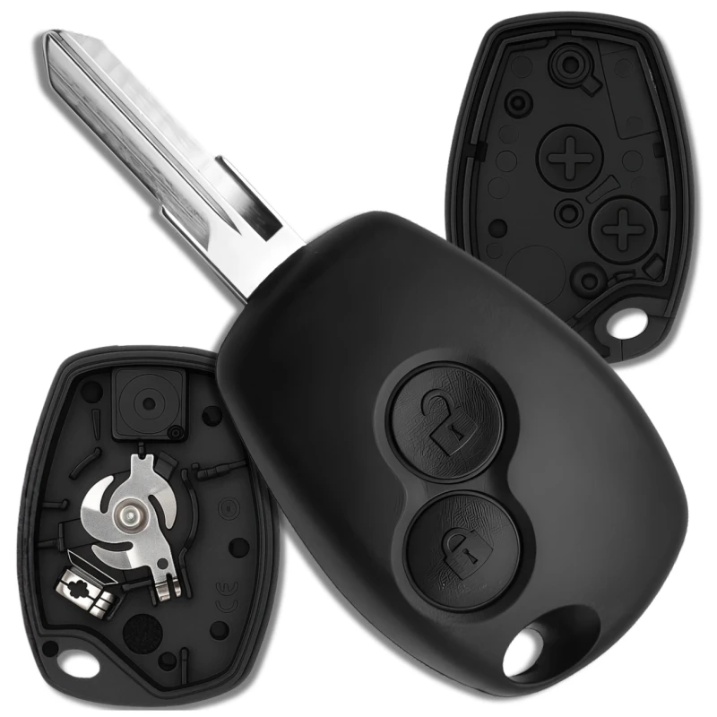 Obudowa kluczyk pilot 2 przyciski do auta Dacia Sandero Logan Duster Renault Clio III Kangoo Master Modus 3.webp