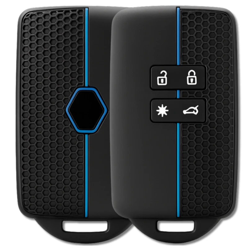 POKROWIEC Etui Silikonowe na kluczyk Renault Clio Megane Captur Dacia Sandero 1.webp