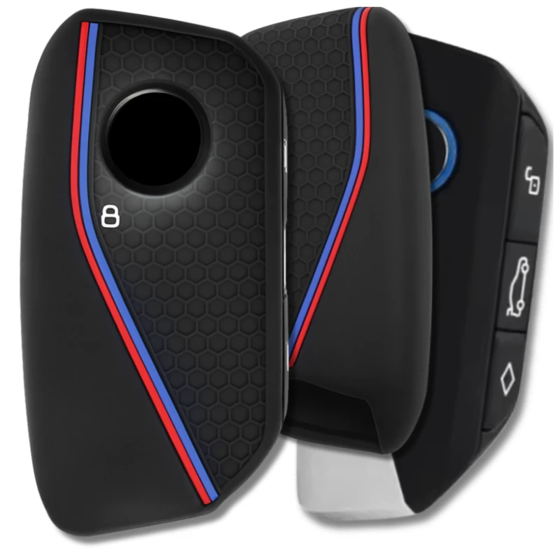 Silikonowe etui na kluczyk BMW serii 7 735i 740Li X7 X1 U11 2023 I7 G07 LCI XM 6.webp