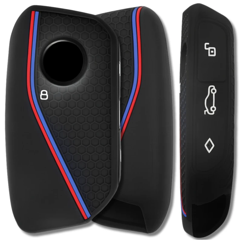 Silikonowe etui na kluczyk BMW serii 7 735i 740Li X7 X1 U11 2023 I7 G07 LCI XM 10.webp