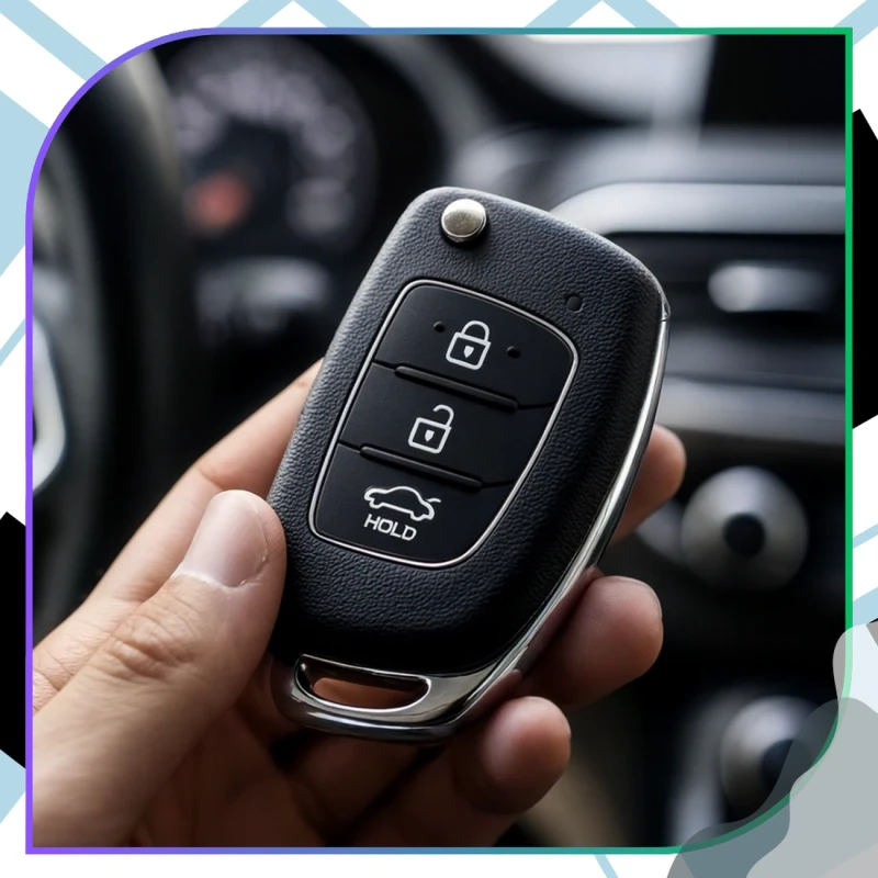 Obudowa kluczyka Hyundai Solaris ix35 ix45 Elantra Santa Fe Verna 3 przyciski 1.webp