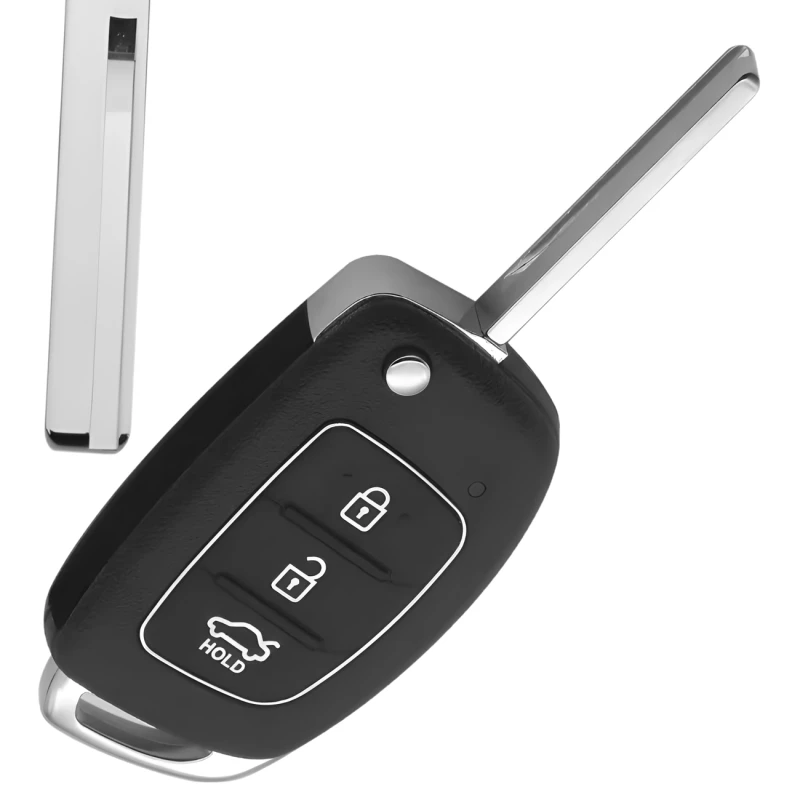 Obudowa kluczyka Hyundai Solaris ix35 ix45 Elantra Santa Fe Verna 3 przyciski 5.webp