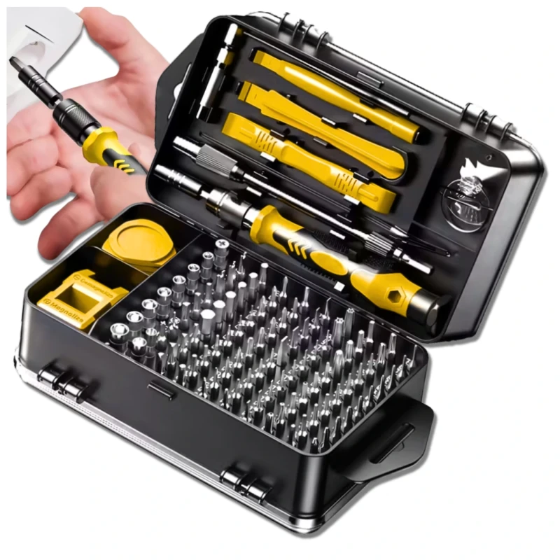 Wkrętaki precyzyjne Zestaw 115w1 Bit TORX ŚRUBOKRĘTY do elektroniki 5.webp