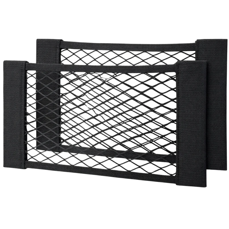 Siatka do bagażnika samochodowego 40x25cm na rzep elastyczna 2szt 4.webp