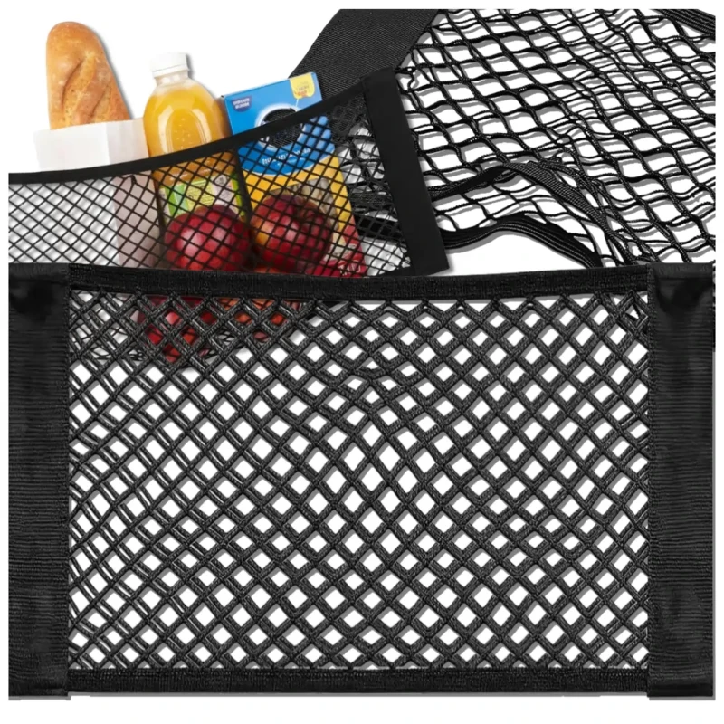 Siatka do bagażnika samochodowego 40x25cm elastyczna na rzep 2.webp