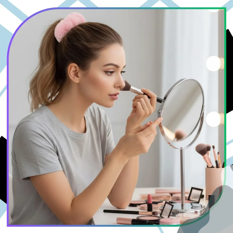 Gumka do włosów frotka SCRUNCHIE puszysta lekka 4szt różne kolory 6.webp