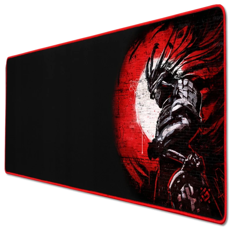 Podkładka pod mysz i klawiaturę 90x40 cm na biurko mata gamingowa czarna 1.webp